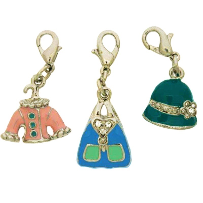 [125011000] Pack 3 colgantes esmaltados (sin níquel)