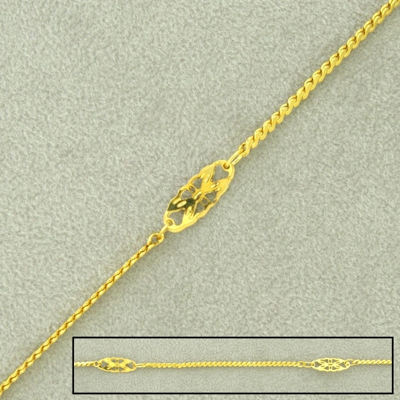 [928320000] Brass chain width 1,2mm