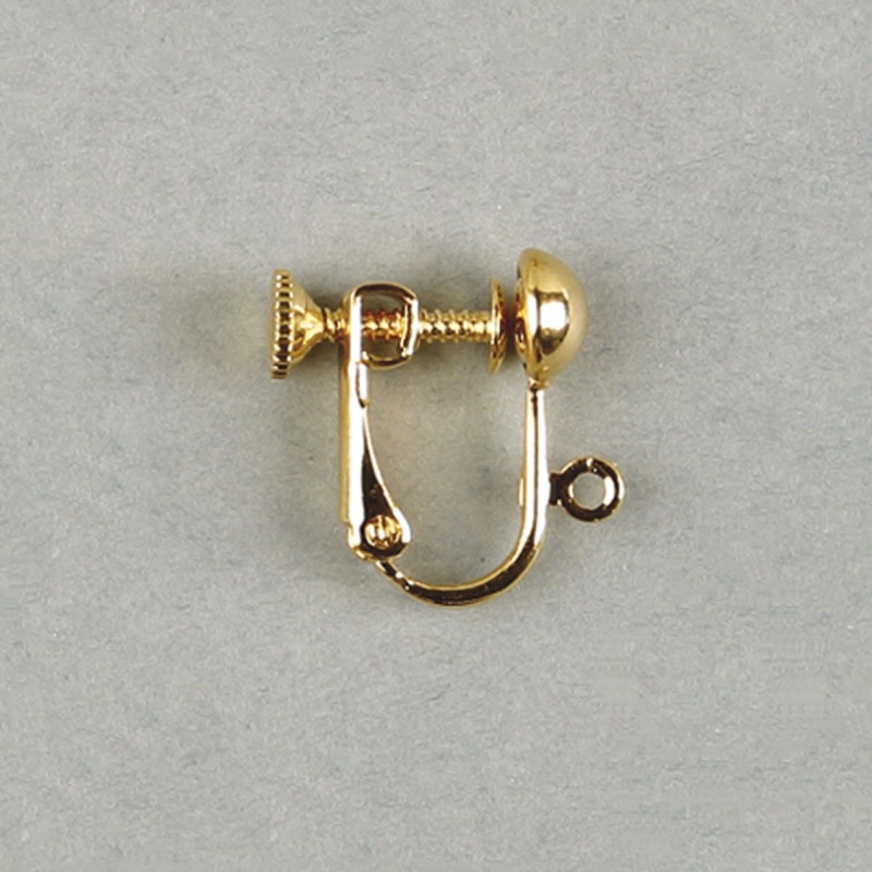 [635710000] Ear clip 15x14mm with screw lock
