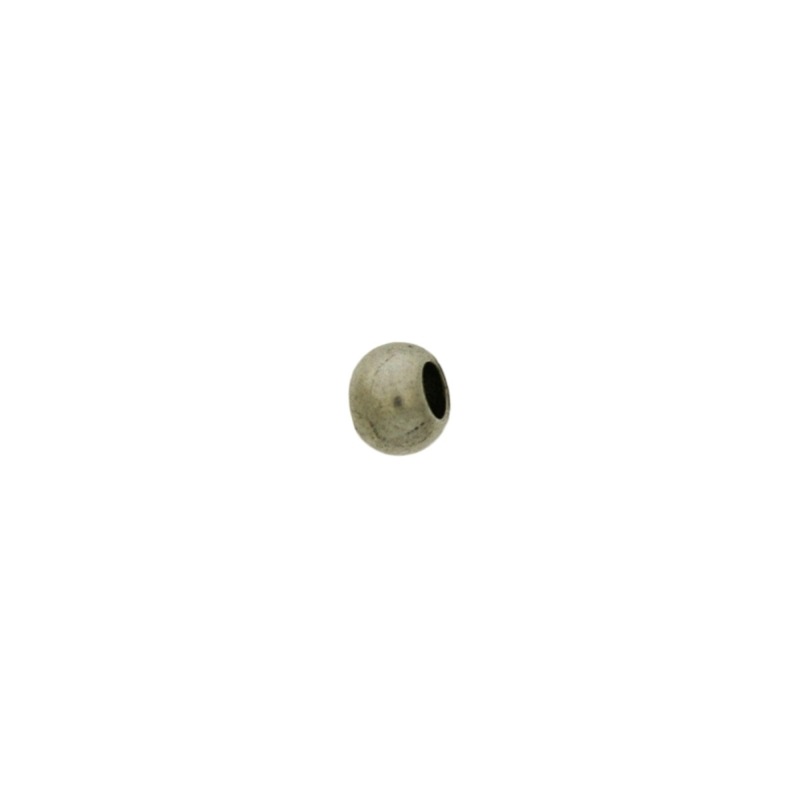 [126650200] Boule lisse Ø 6mm. Trou Ø 2mm.