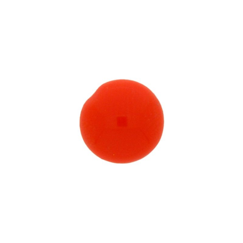 Cabochon stone Ø10mm flat base coral colour