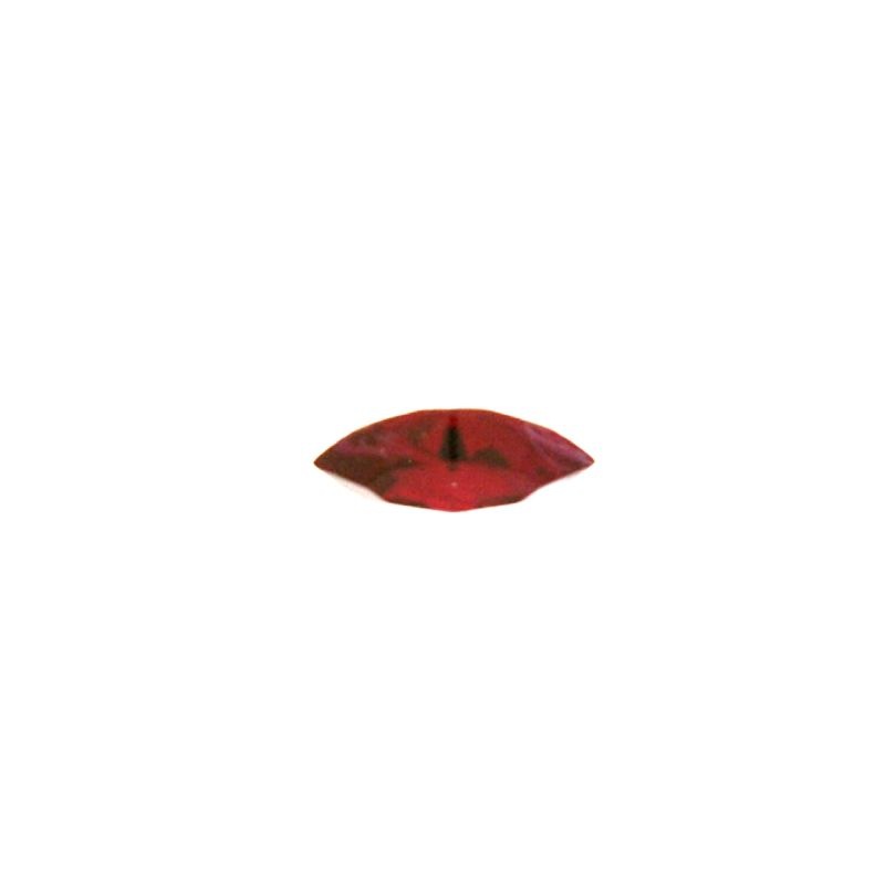 [750331600] Strass navette 5x10mm base conique couleur rubis