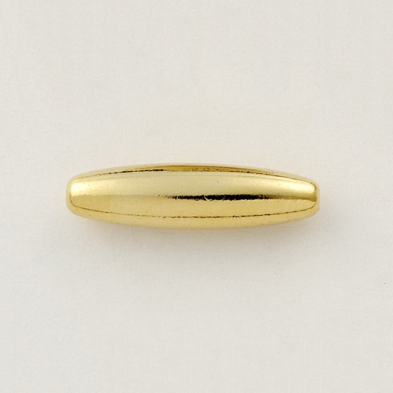 [117001900] Metal bead 5x19mm. Hole Ø 1mm
