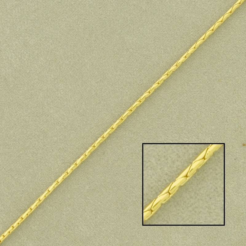 [521690000] Chaîne en laiton cobra largeur 1mm