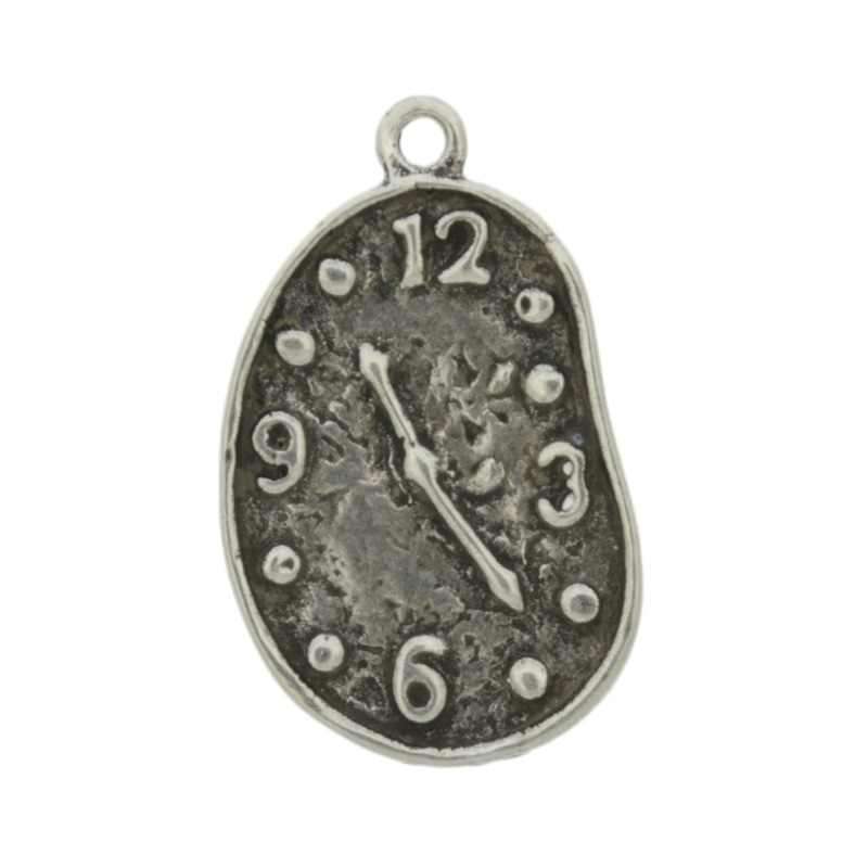 [129300000] Pendentif horloge Dalà­ 27x17mm