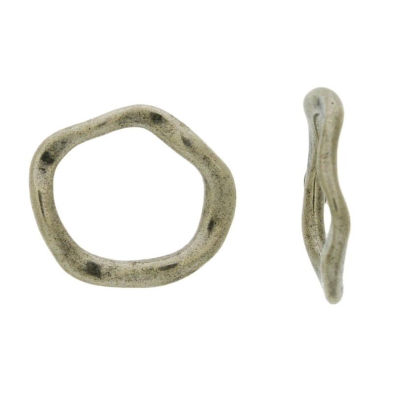 [120500000] Zamak irregular ring 23x20mm