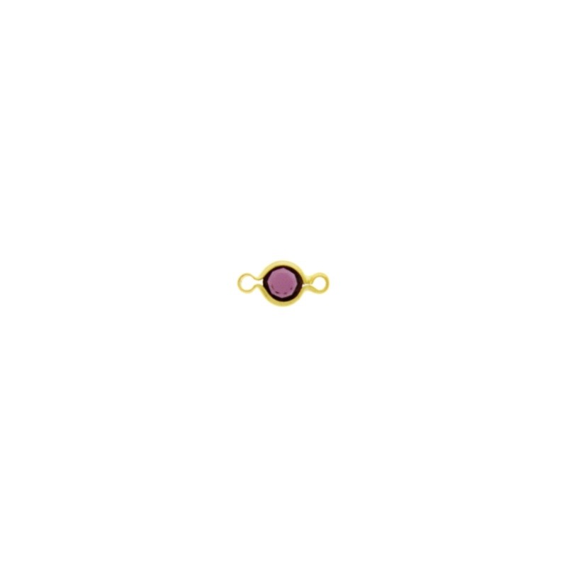 [123041000] Intercalaire strass Ø 4mm couleur améthyste