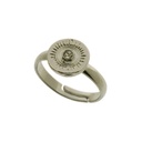 Bague réglable avec ornement Ø9mm avec strass PP9