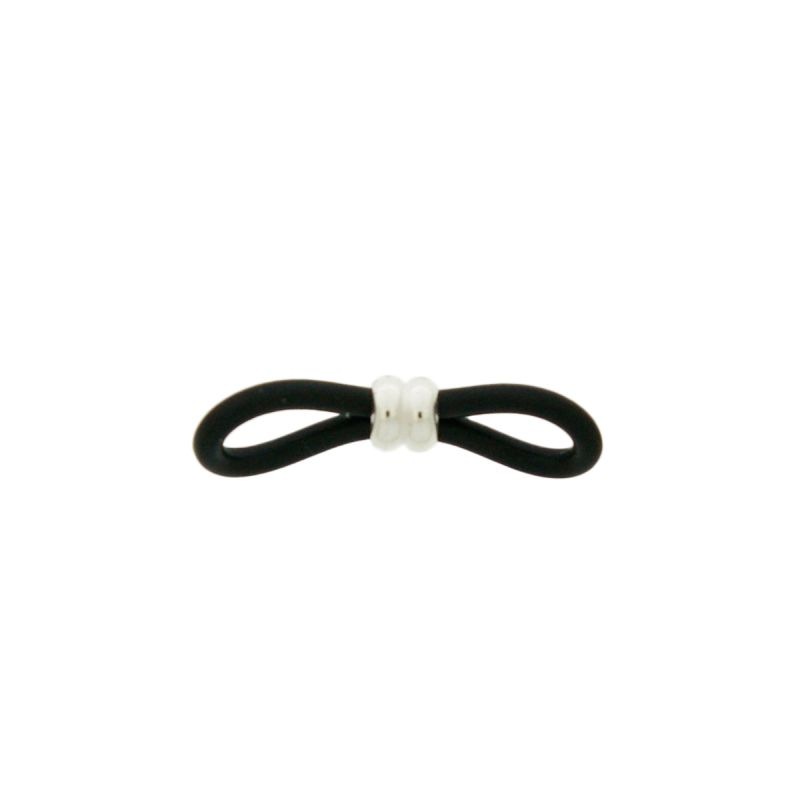 [119992000] Set big rubber for glasses black + brass tube