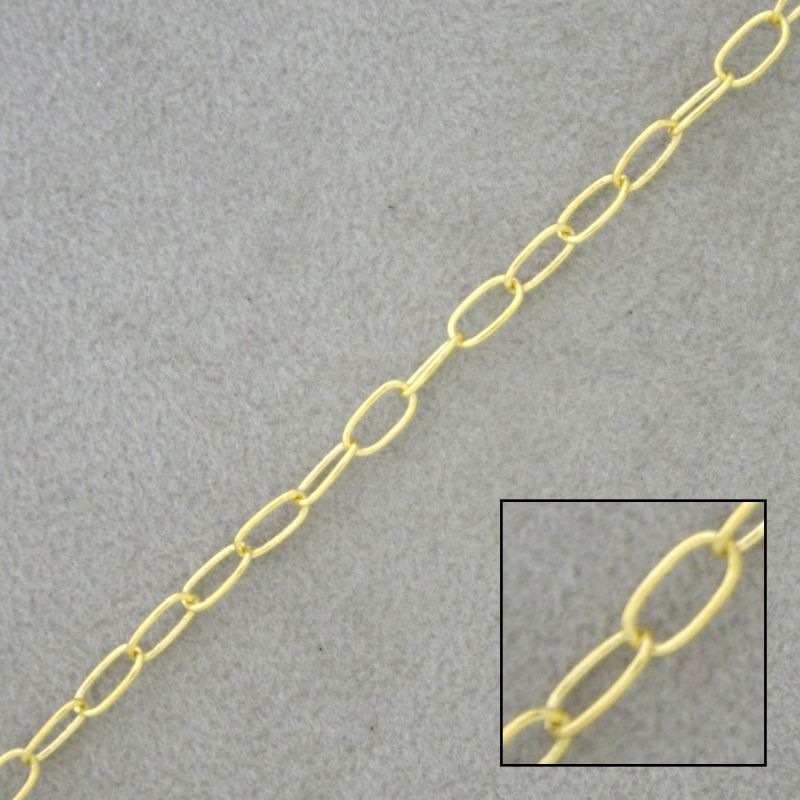 [522170000] Cadena de latón forzada larga ancho 2,8mm