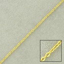Chaîne en laiton maille forçat largeur 1,7mm