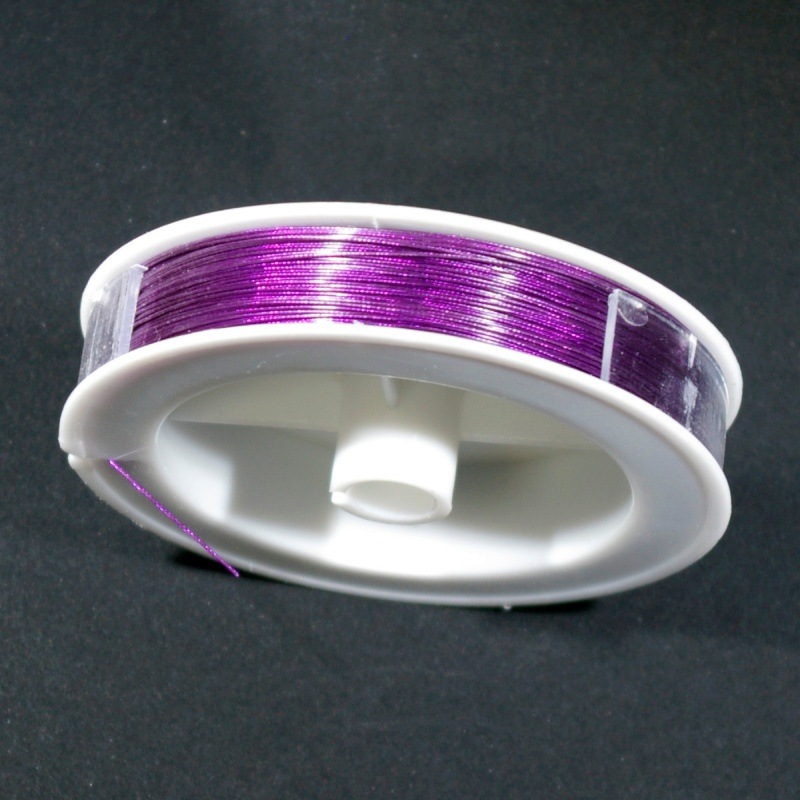 [539383100] Cà¢ble en acier Ø 0,45mm violette