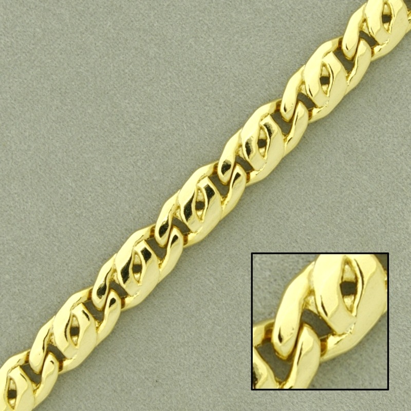 [526980000] Chaîne oeil de perdrix en laiton largeur 6,6mm