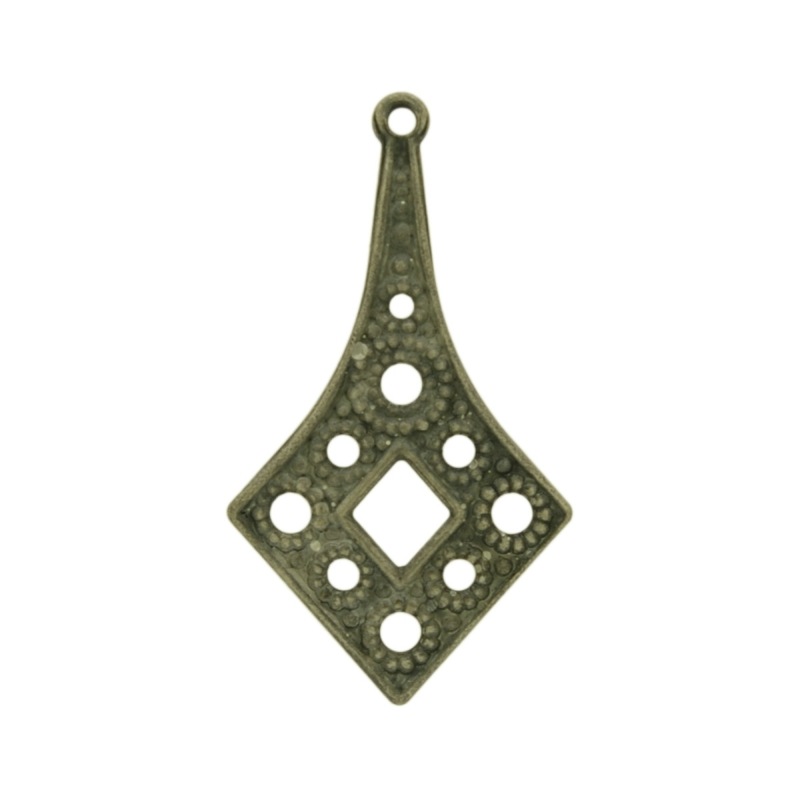 [116130000] Pendentif avec 1 anneau 36x20mm