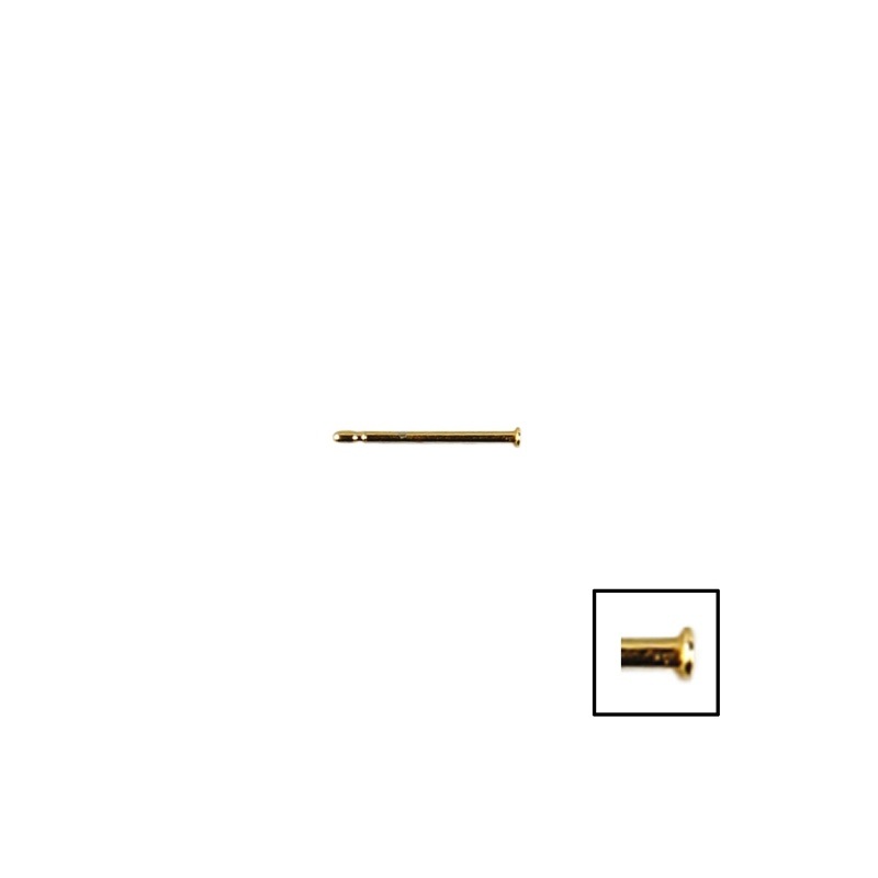 [110931000] Espigón de latón 0,7x10mm con cabeza