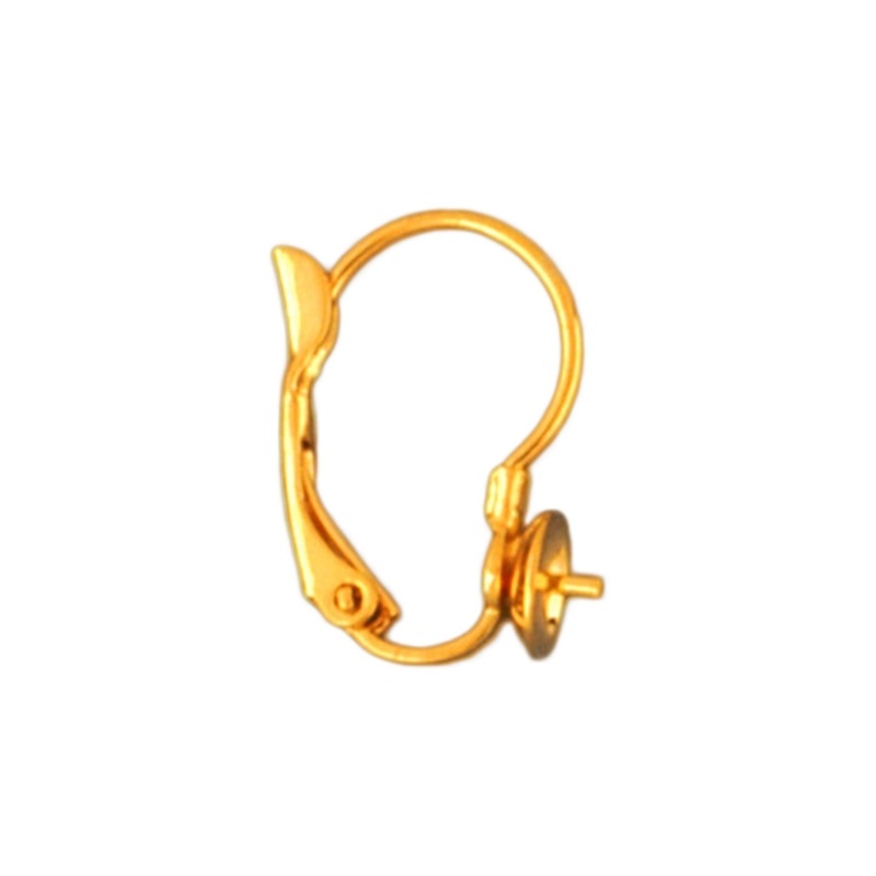 [638050600] Earclip 18x14mm with cup Ø 6mm