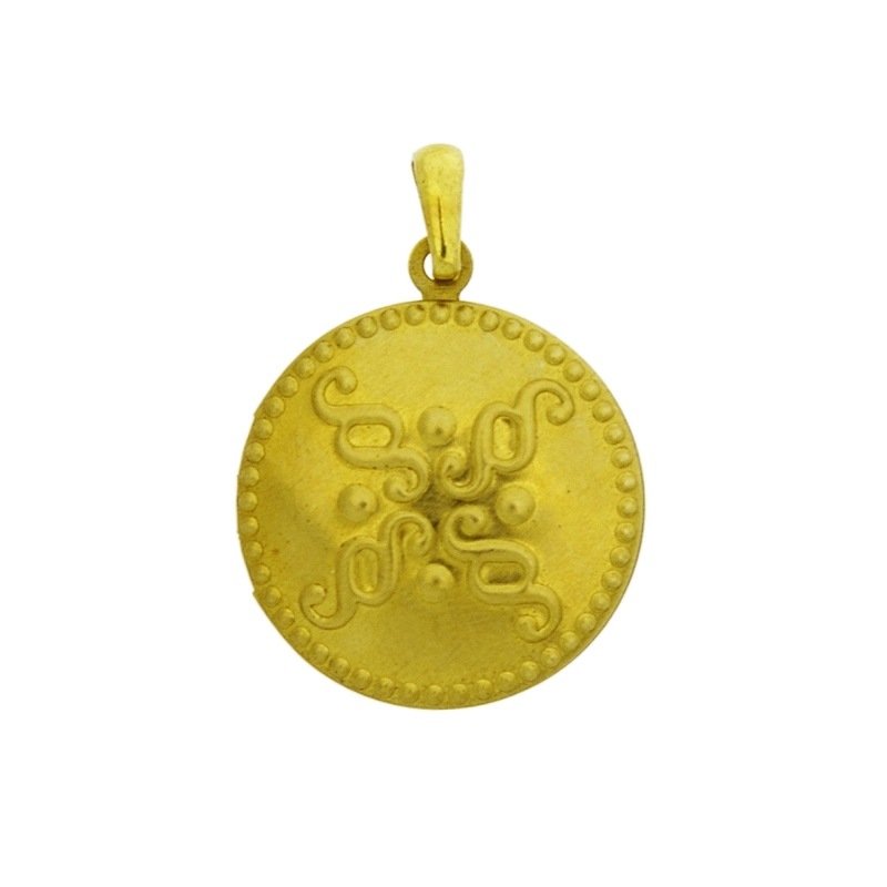[117330000] Round box pendant 30x22mm