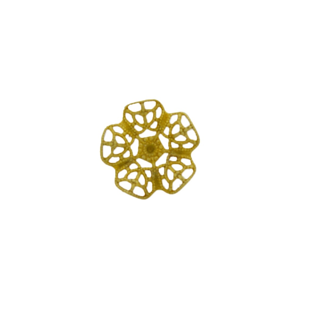 [120840000] Round filigree metal component Ø 15mm