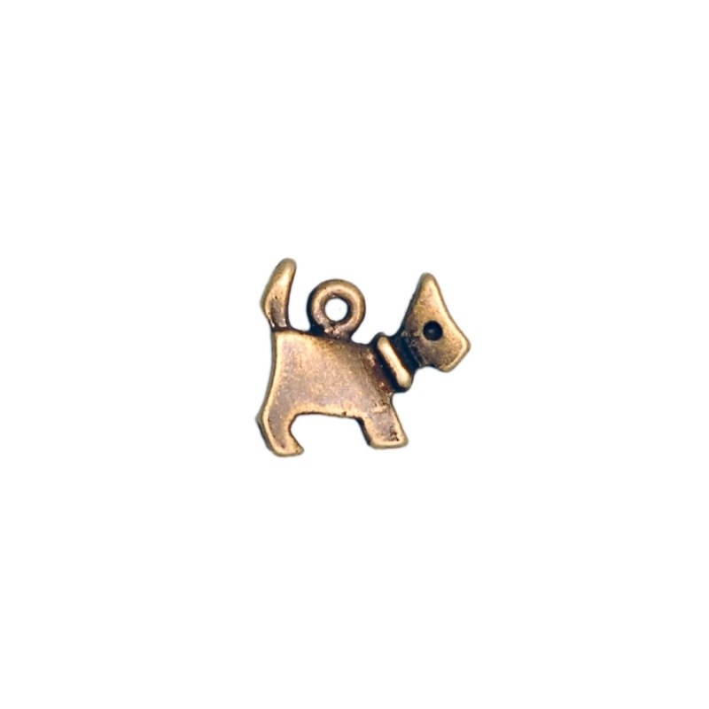 [116320000] Pendentif chien 12x12mm