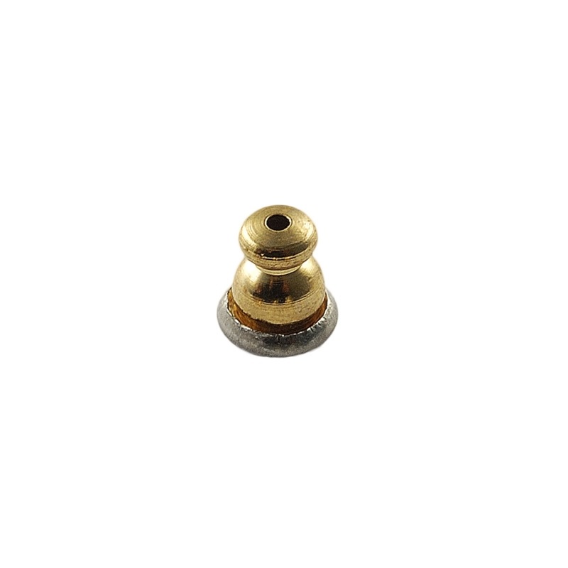 [110173100] Presión 6x5mm dorada sin níquel. VÁLIDA PARA ESPIGÓN DE Ø0,9mm.
