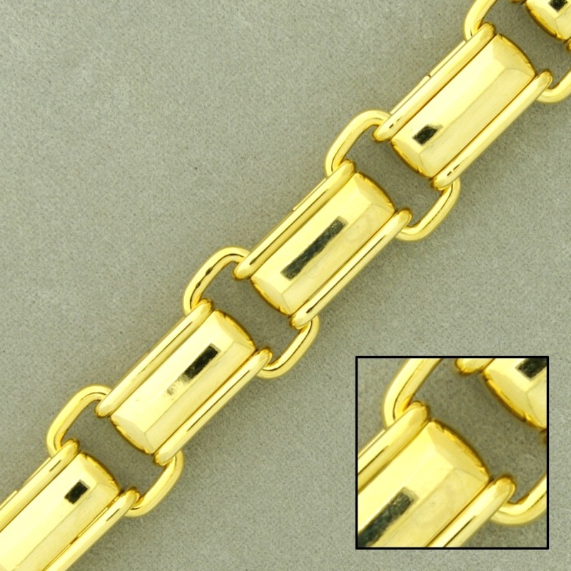 Cadena de latón ancho 12,8mm