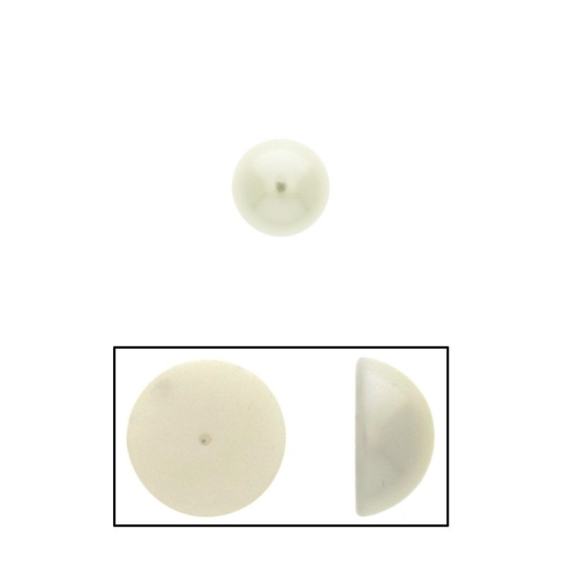 [435221200] Perla 1/2 bola Ø 12mm. Base sin perlear.