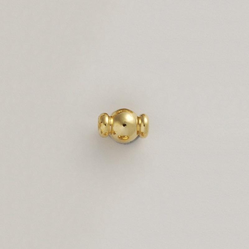 [111161500] Metal bead 5x7mm. Hole Ø 1,5mm