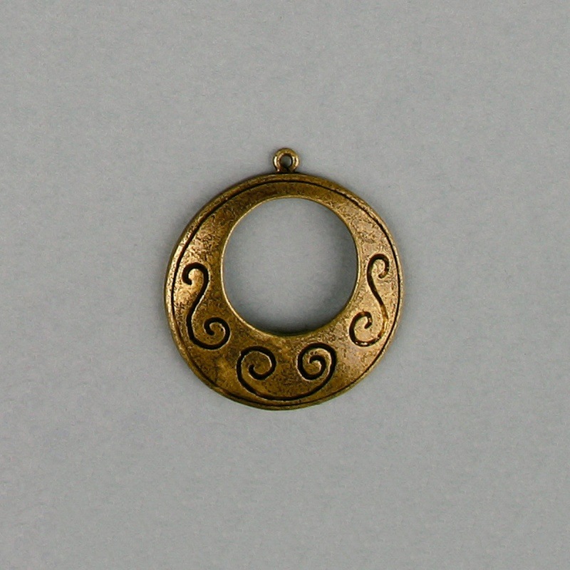 [119500000] Filigree finding 40x38mm