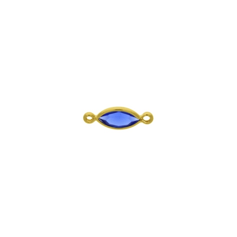 [123020300] Strass navette 10x5mm sapphire colour