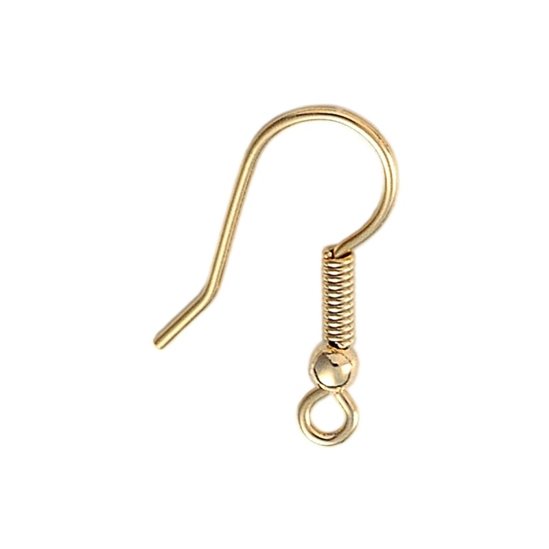 [635950000] Fish hook earring 18x17mm.