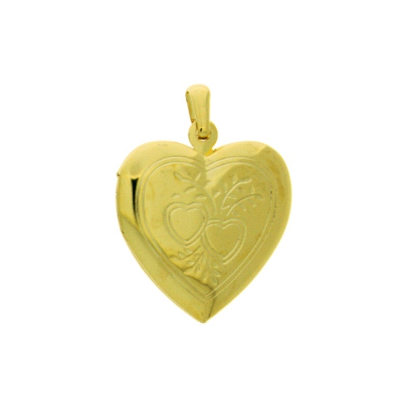 [116550000] Heart box pendant 32x23mm