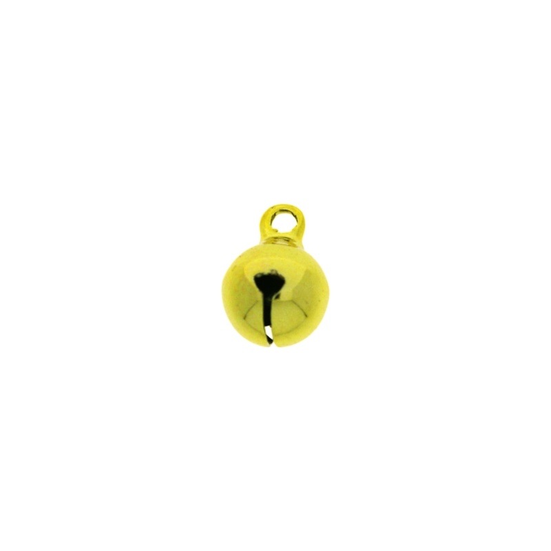 [123330800] Jingle bell Ø 8mm yellow colour nickel free