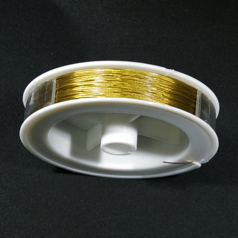 [539380400] Cà¢ble en acier Ø 0,45mm doré