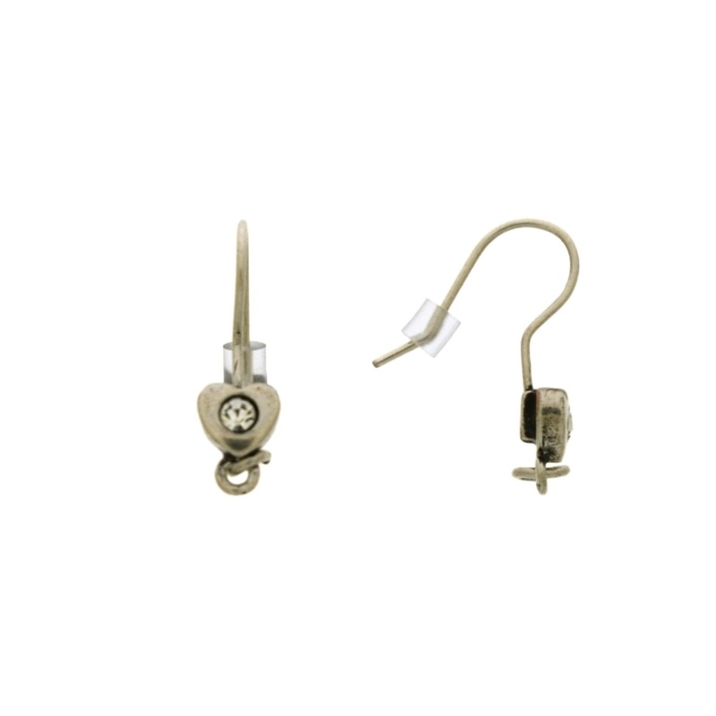 [635090000] Boucle d'oreille crochet fil ornement Ø 6mm