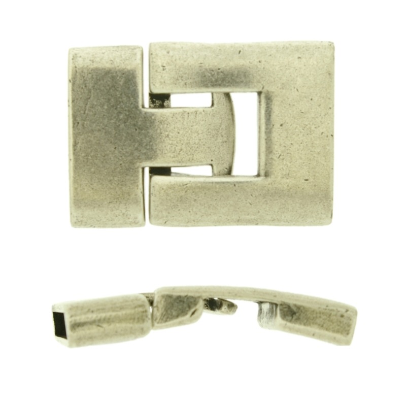 [218482300] Cierre de peltre 23,5x37mm para cinta de 20x3mm