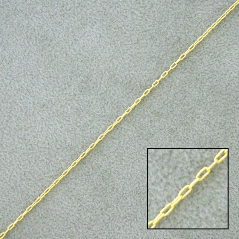 [522110000] Chaîne en laiton maille forçat largeur 1mm