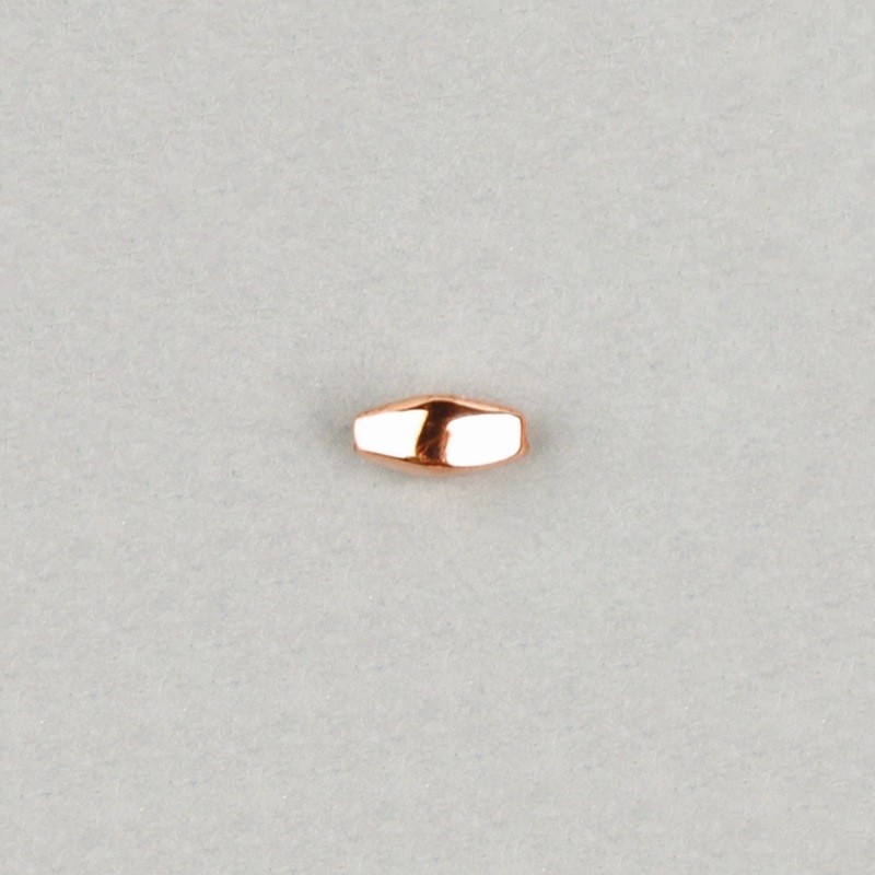 [111410000] Metallize bead 5x10mm. Hole Ø 1,5mm