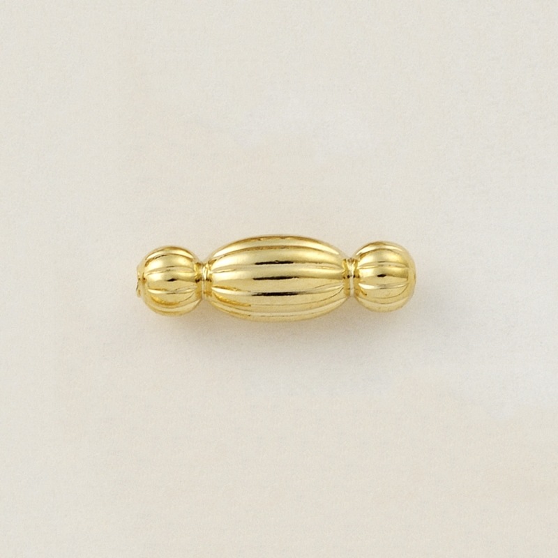 [117510000] Metal bead 5x15mm. Hole Ø 1mm