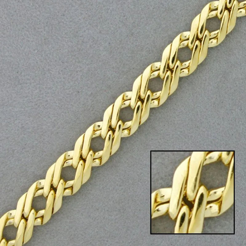 [523930000] Flat brass chain width 8,5mm