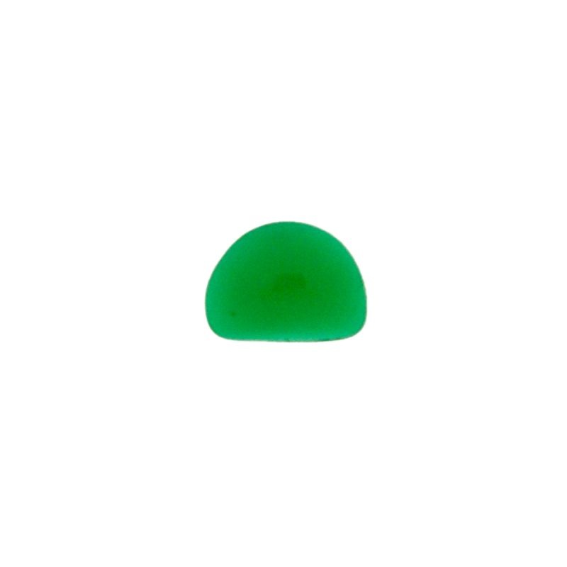 Stone half moon cabochon 6x8mm flat base chrysopidae colour
