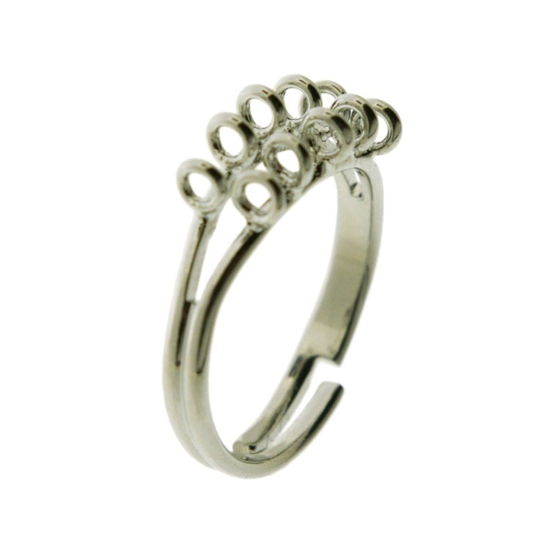 Adjustable ring base with 10 loop