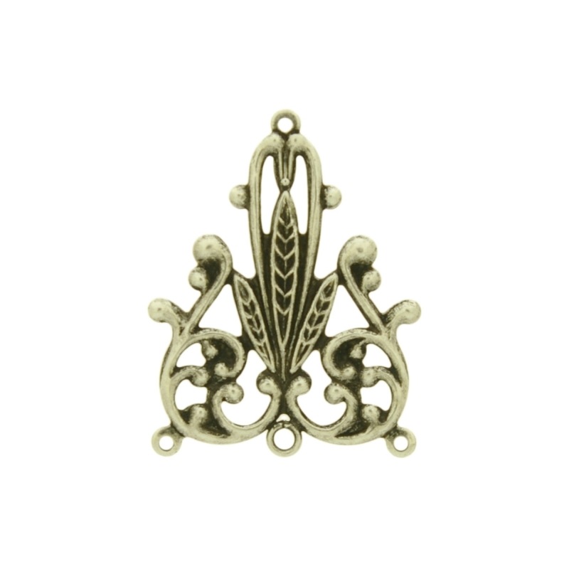 [116160000] Pendentif avec 4 anneaux 30x23mm