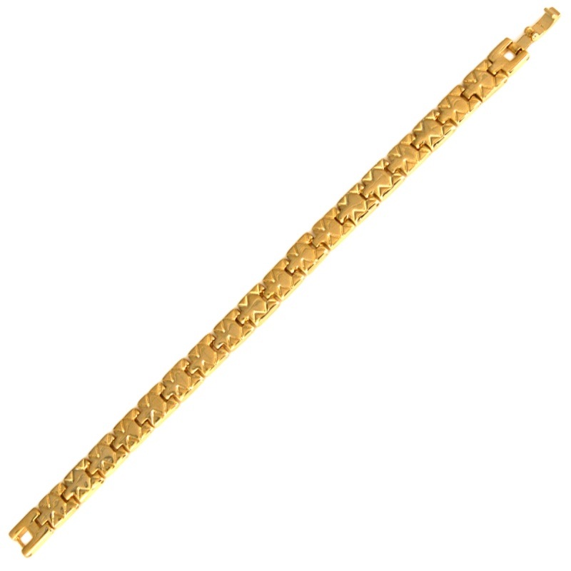 [545200000] Bracelet 19cms de laiton largeur 9mm