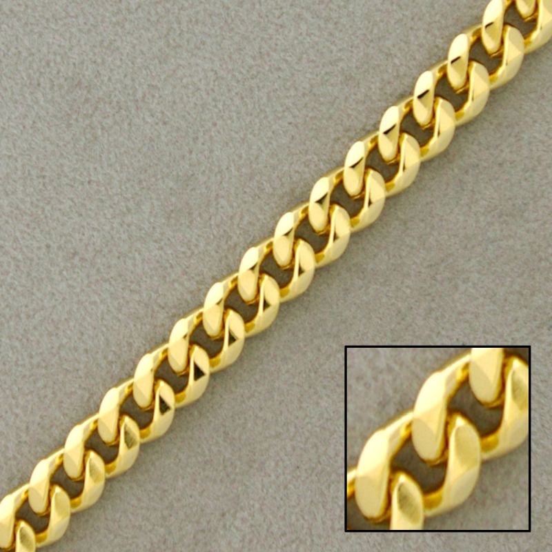 [921840000] Cadena de latón barbada lapidada ancho 6,3mm