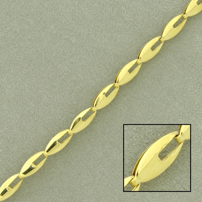 [525320000] Brass chain width 3,4mm