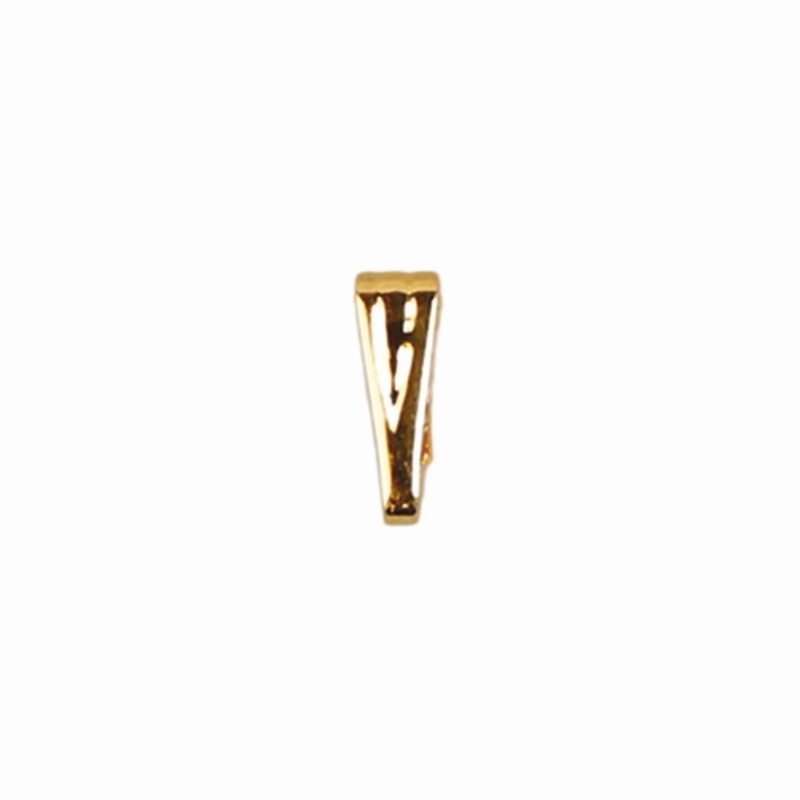 [114500000] Bélière 9x3mm. Passage pour chaîne ou cordon de Ø2mm.