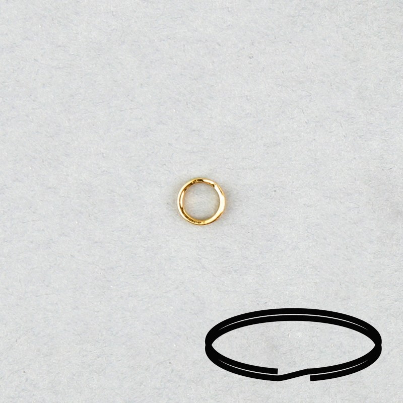 Double jumpring Ø 5x1,1mm