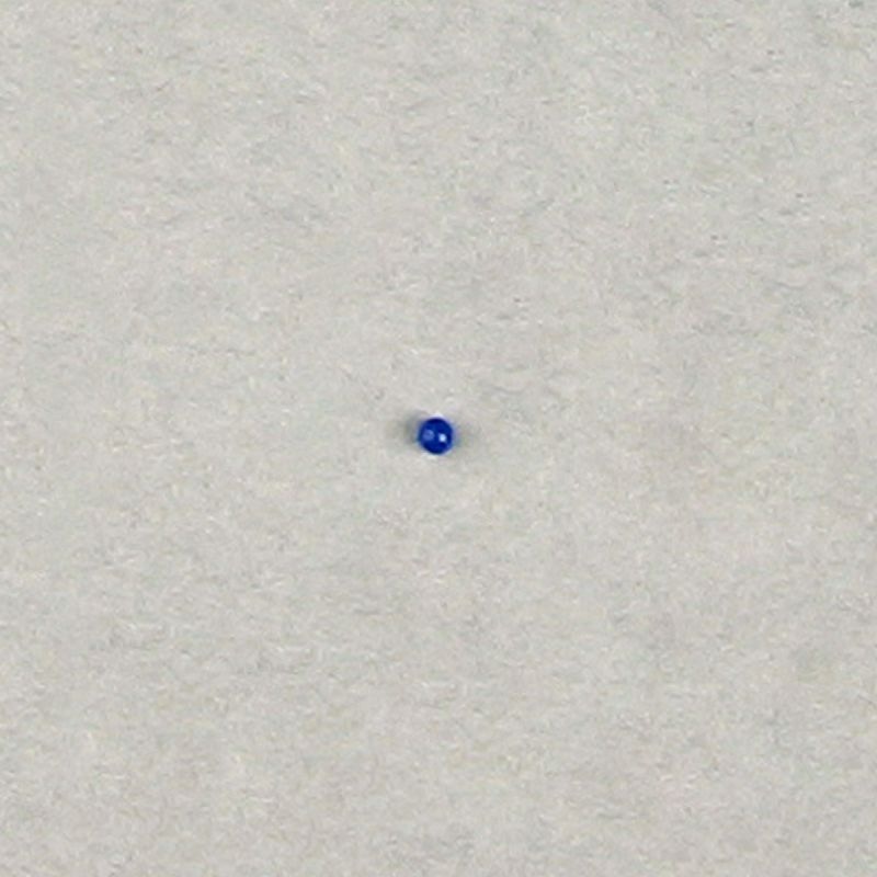 Plastic ball Ø 1,5mm lapis lazuli colour