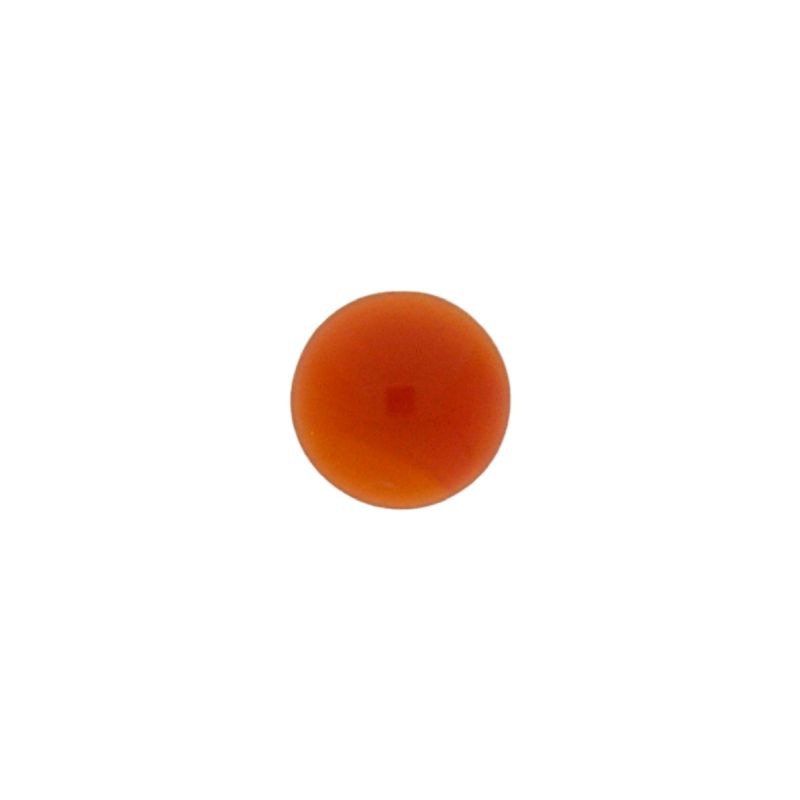 [750130700] Pierre cabochon Ø8mm base plate couleur incarnat