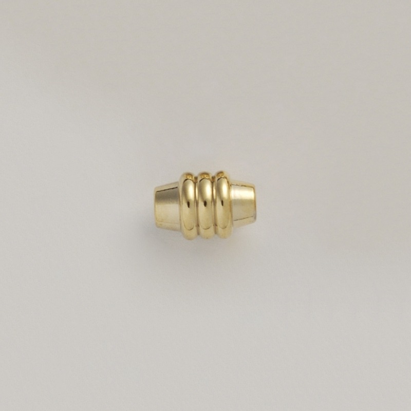 [111090000] Metal bead 6x8,5mm. Hole Ø 1,5mm
